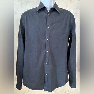 Armani Exchange a classic black shirt with long sleeves.Size S.
